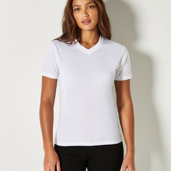 Ladies' Subli Plus® V-Neck T-Shirt Thumbnail