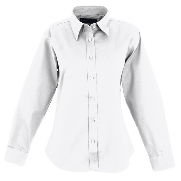 Ladies Pinpoint Oxford Full Sleeve Shirt Thumbnail