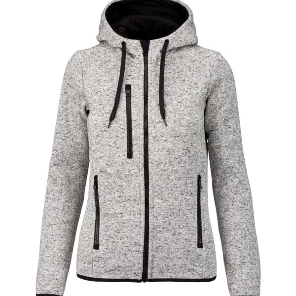Proact Ladies Heather Hooded Jacket Thumbnail