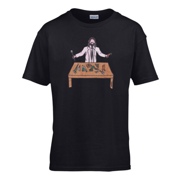 Youth Welsh Jesus Drawn by Mcdarts T-Shirt Thumbnail
